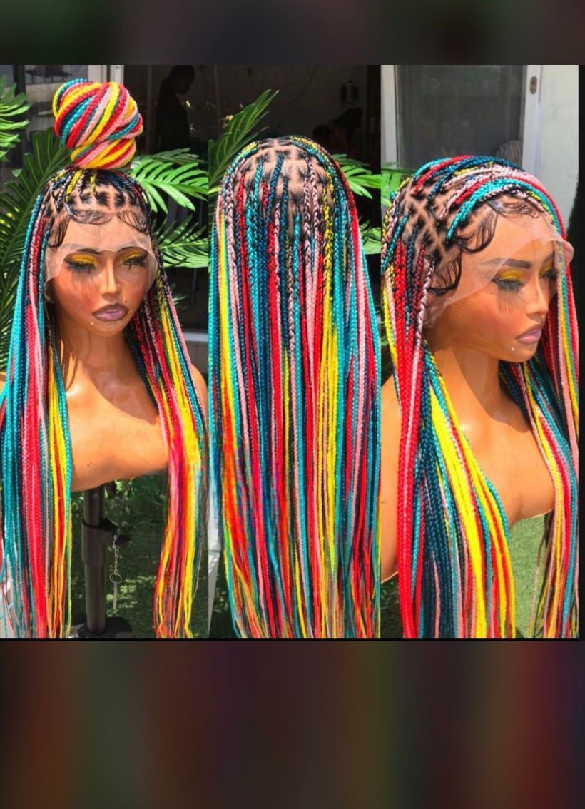Custom Colored Knotless HD Lace Wigs